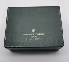 Frederique Constant vintage maxi green leather watch box for any models good