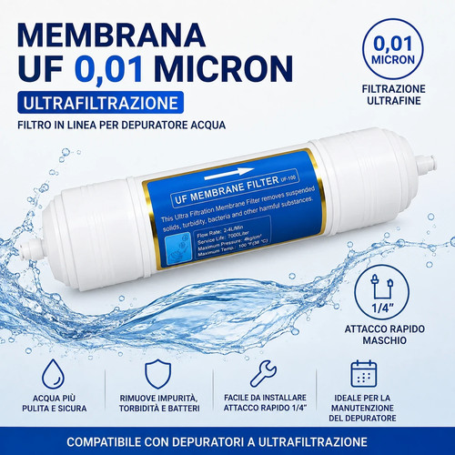 Membrana micron filtro - uf,