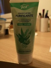 Maschera purificante Just salice bianco fiori loto pelli impure Prodotti Nuovi