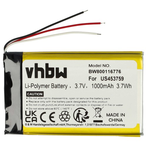Batteria per sony - per, mdr-hw700ds