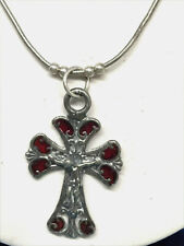 CROCIFISSO PENDENTE IN ARGENTO