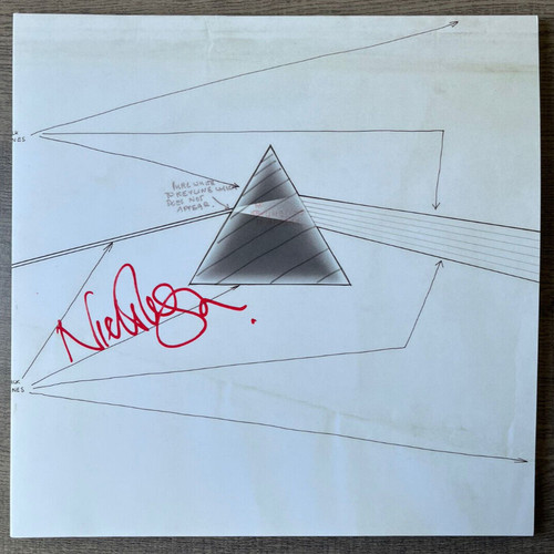 Nick mason signed pink - signed,