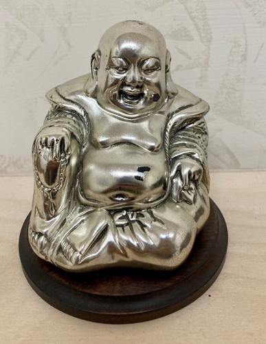 Buddha argento felice da - buddha,