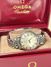 OMEGA Constellation 'Pie-Pan' *+BOX&PAPERS* Orologio automatico uomo vintage anni '60