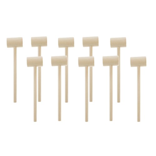 10x mini martello legno - mini,
