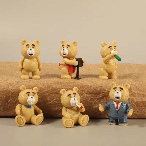 Lot figurines ted ours - lot,