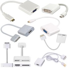 Cavo convertitore DPI VGA HDMI micro mini USB DVI display port iphon ipad imac