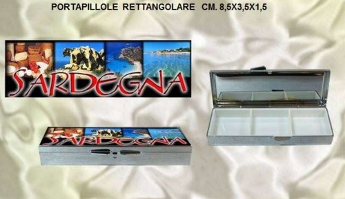 Scatola portapillole metallo - portapillole,