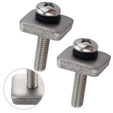 Chiodi a vite e piastra per