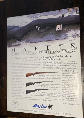 1995 marlin rifle - marlin, model