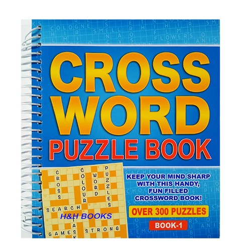 Crossword puzzle book - crossword, spiral