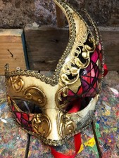 Eye mask veneziana pitturata