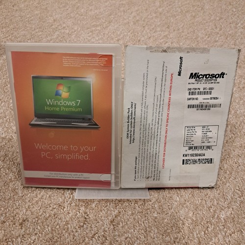 Microsoft windows home - windows, 7