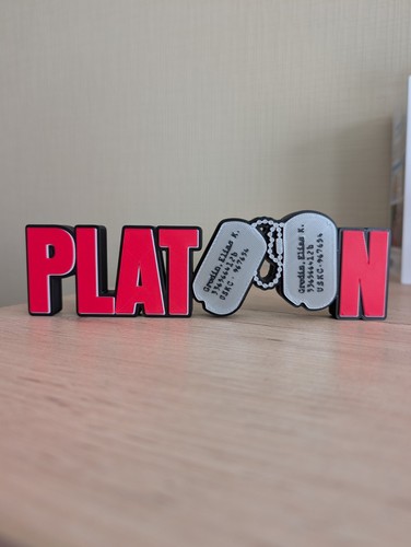Logo platoon enseigne - 3d,