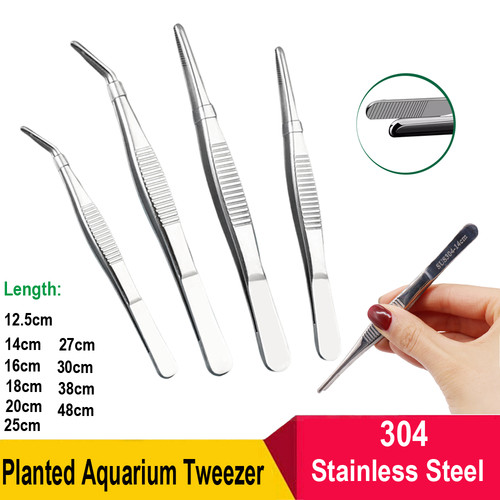 Pinzetta acciaio inox - in,