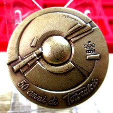 Medaglia TOTOCALCIO 50° Anniversario bronzo 40 mm 1946/1996 RARA