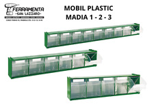 CASSETTIERE MOBIL PLASTIC Madia 1/2/3 modulare ASSEMBLABILE minuterie