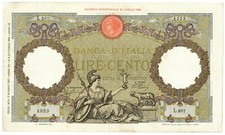 100 LIRE 09/06/1937 C  ROMA