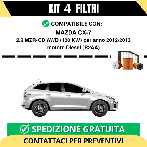 Kit filtri tagliando per - 4,