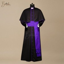 Black Roman Catholic Cassock