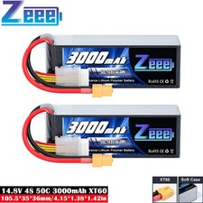2x Zeee 4S Lipo batteria 14.8V