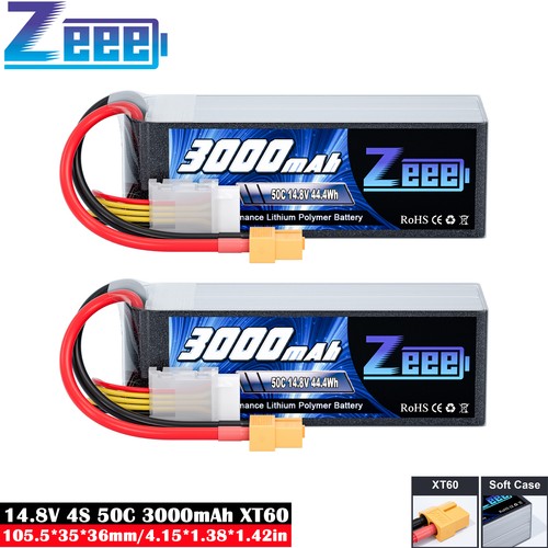 Zeee batteria lipo 14 8v - 2x, 14.8v