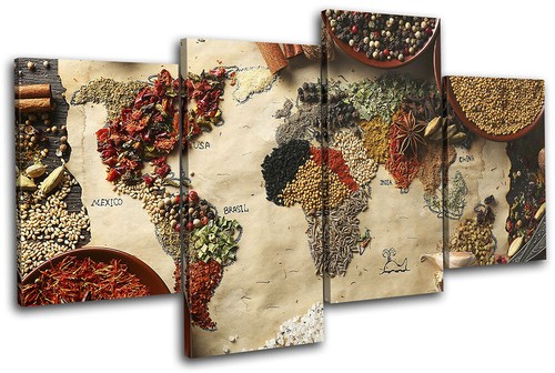 Spices world map atlas food - atlas,