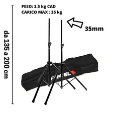 PROEL FRE300KIT coppia supporti in alluminio per casse acustiche + bag trasporto