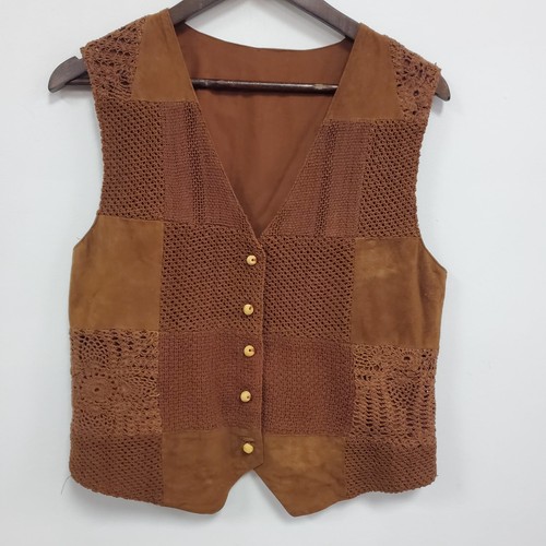 Gilet donna finta - , pelle