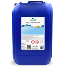 acquaverde CLORO LIQUIDO IPOCLORITO di SODIO 14/15% per ACQUA PISCINA 25 Litri