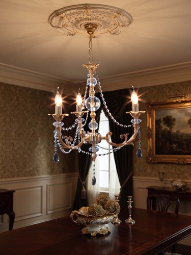 Lampadario classico ottone - classico, in