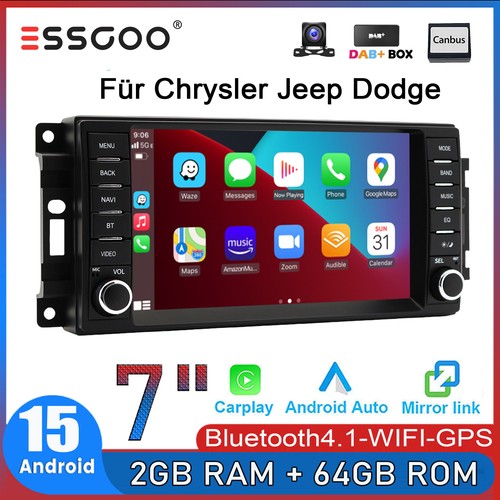 Autoradio dab per jeep - dab+, 7"