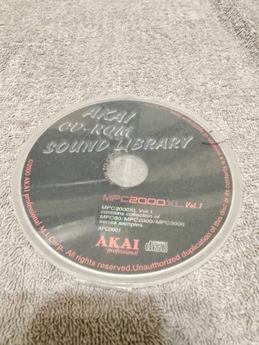 Akai mpc2000 mpc 2000 vol - mpc, xl