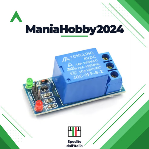 Modulo relè canale 10a - 1,
