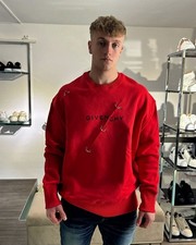 Givenchy Felpa Rossa  Da Uomo