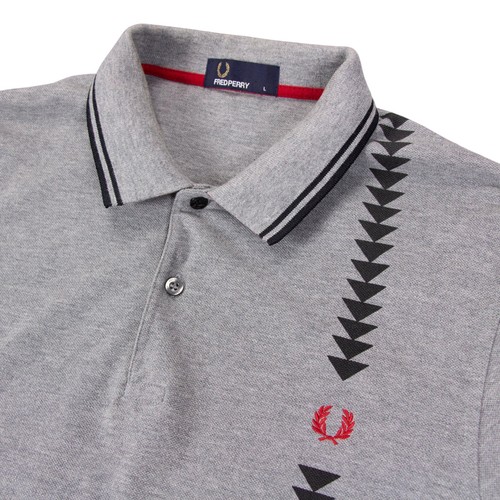 Fred perry chevron mens grey - fred,