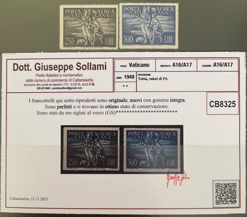 Vaticano 1948 posta - , aerea