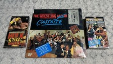 Album WWF The Wrestling CASSETTA SPECIALE 1985 VINTAGE e 2 VHS - tutto nuovo/sigillato