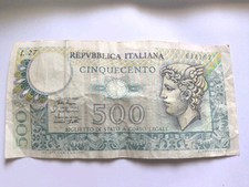 BANCONOTA 500 LIRE - D.P.R