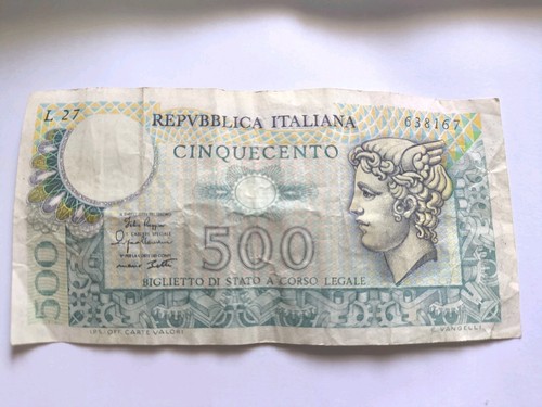 Banconota 500 lire - banconota,