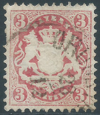 Baviera, Sc #34, 3kr usato