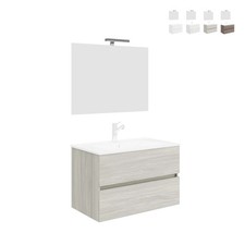 Mobile con specchio bagno