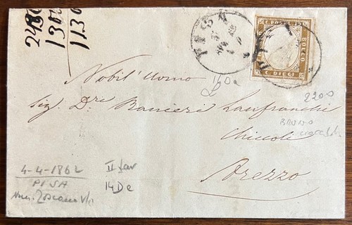 Regno italia lettera - d', italia-lettera