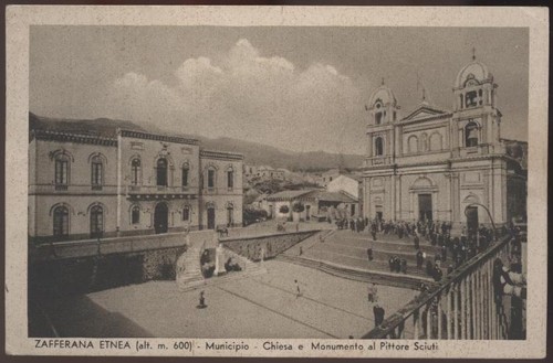 Cartolina zafferana etnea - cartolina,