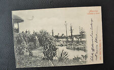 CARTOLINA MESSINA GIARDINO MARE RARA VIAGGIATA 1902 SUBALPINA ZZ