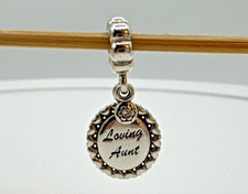 Ciondolo Pandora Momenti Zia Amante Argento Sterling