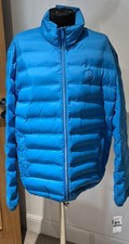 Giubbotto Uomo Michael Kors Blu Puffer con Isolamento Sostenibile Taglia L