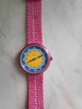 Orologio Flik flak rosa.