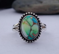 Anello turchese dalia pavone ~