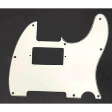 Pickguard Pergamena 3 Ply 8 Fori per TELECASTER Con Pickup Humbucker